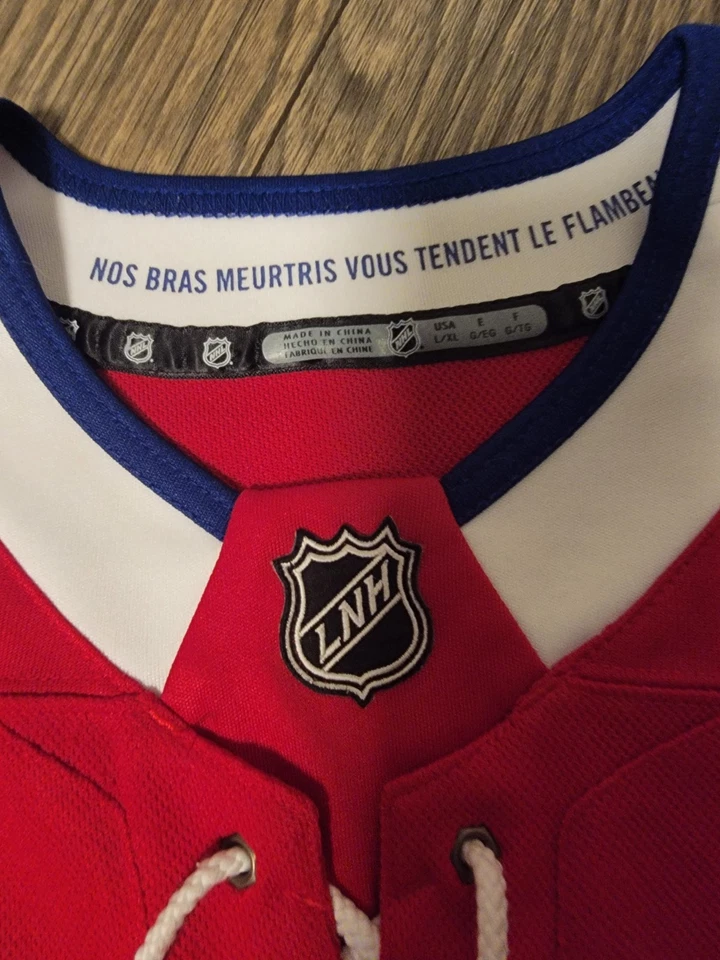 复古 Reebok NHL 蒙特利尔加拿大人队 GALLAGHER #11 曲棍球球衣青少年 L 码 — 第 4/4 张图片