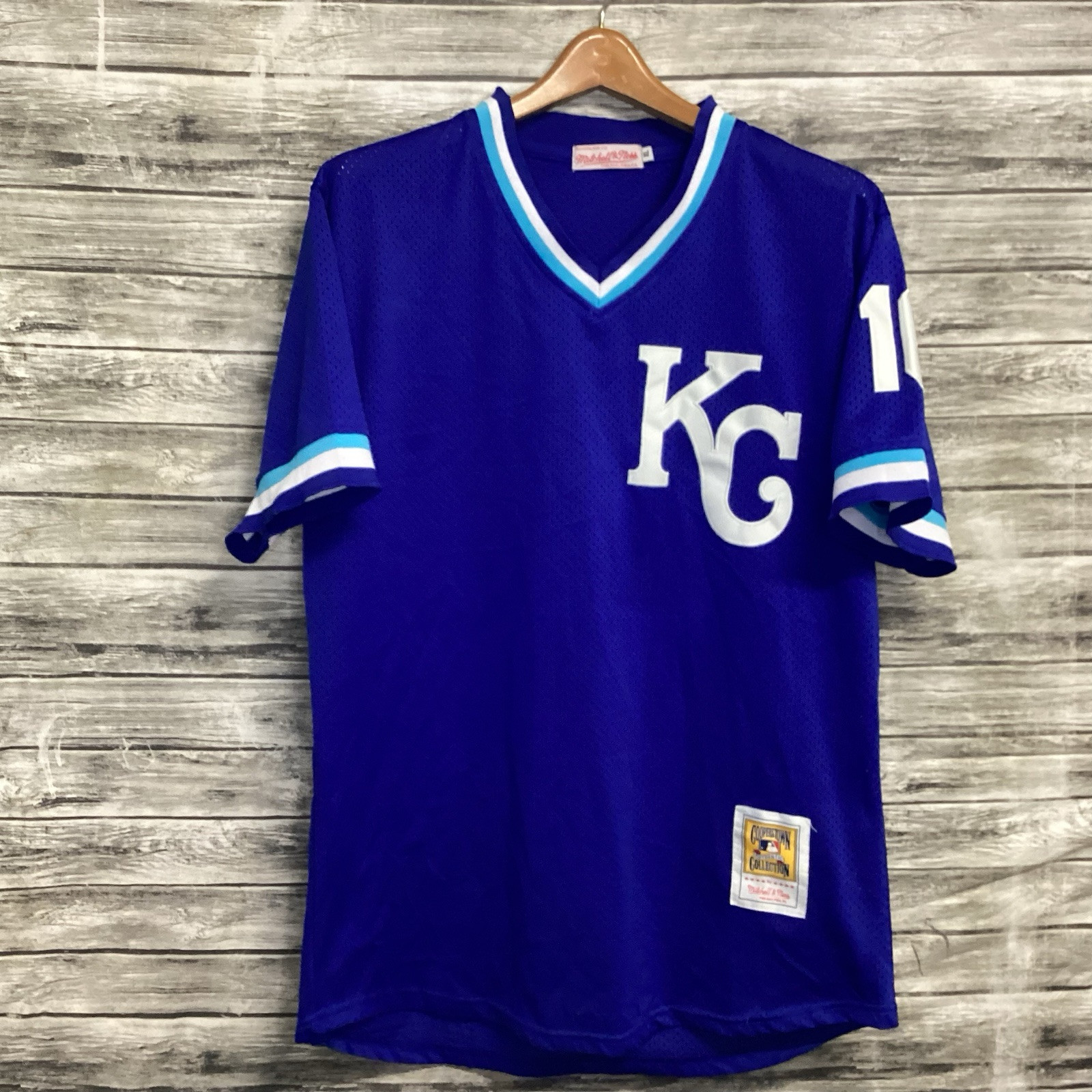 Kansas City Royals Jersey Mens XL Blue Bo Jackson #16 Mitchell & Ness MLB