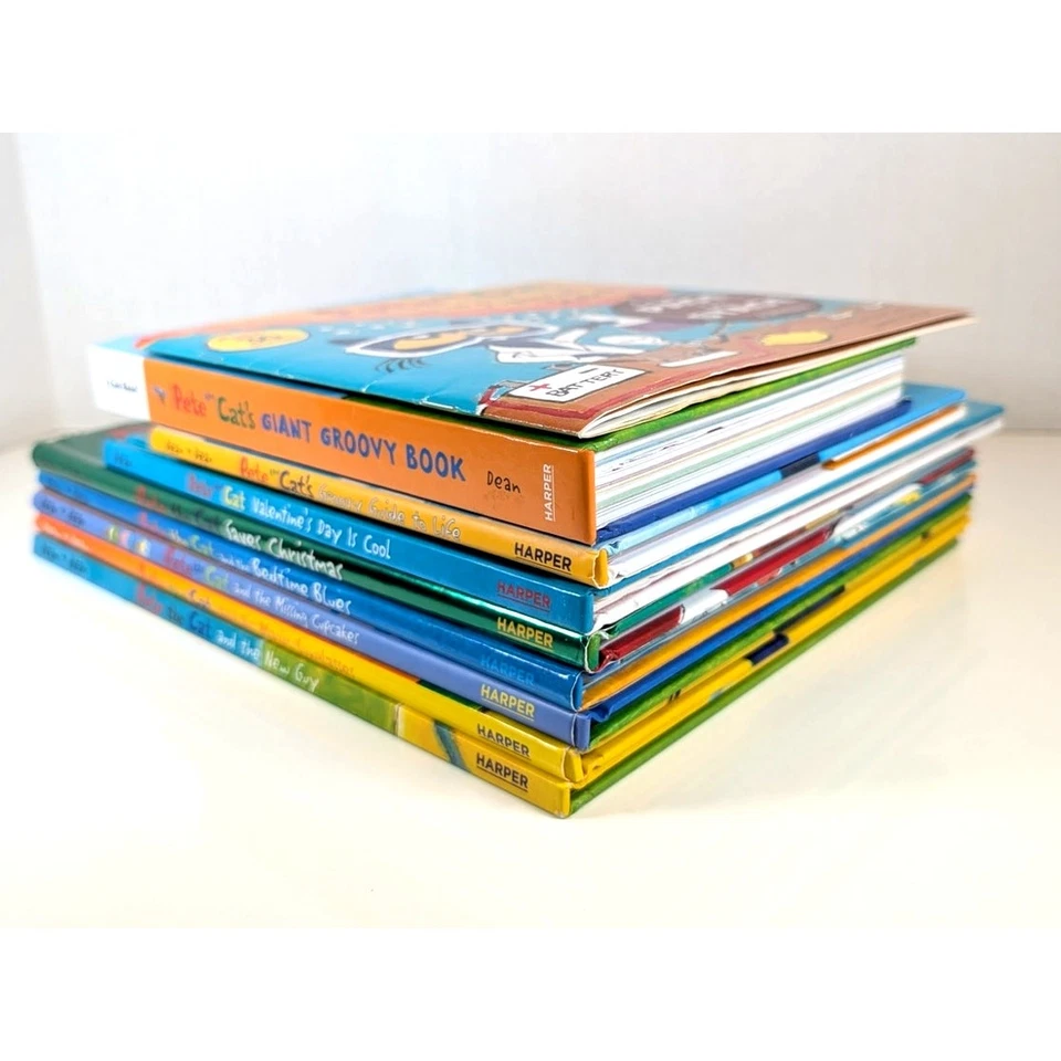 Lot of 9 PETE the CAT Books Series by Kimberly Dean HC DJ~I Can Read~ - Image 3 of 4