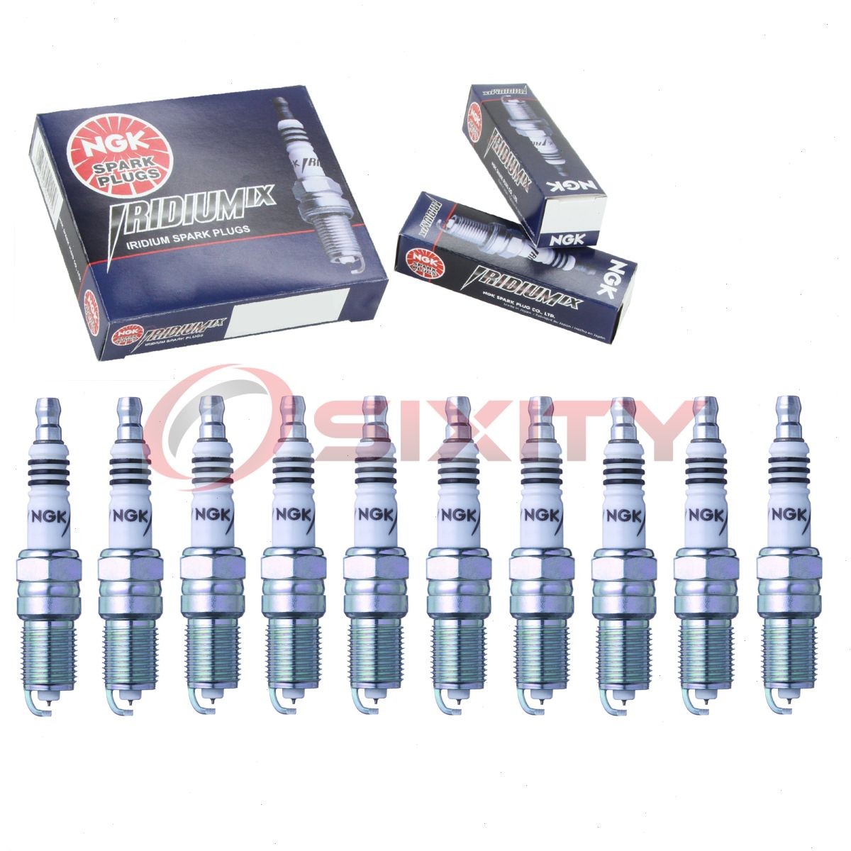 10 pc NGK 3692 TR65IX Iridium IX Spark Plugs for SP471 AGSF12FM1 3066 gt