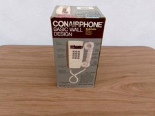 VINTAGE CONAIR ALMOND PHONE WALL MOUNT SWITCHABLE SW3502A NIB