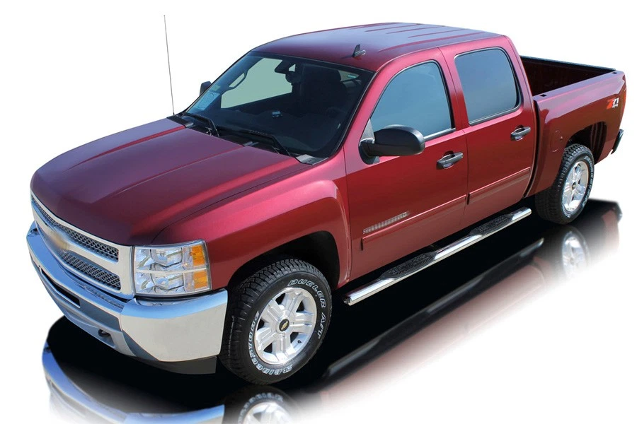 4in Stainless Oval Nerf Bars Steps Running Boards for Nissan Xterra 05-15 4DR Foto 2 de 4