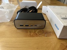 Black Anker 525 Charging Station 7in 1 A91C0 USB C, PD