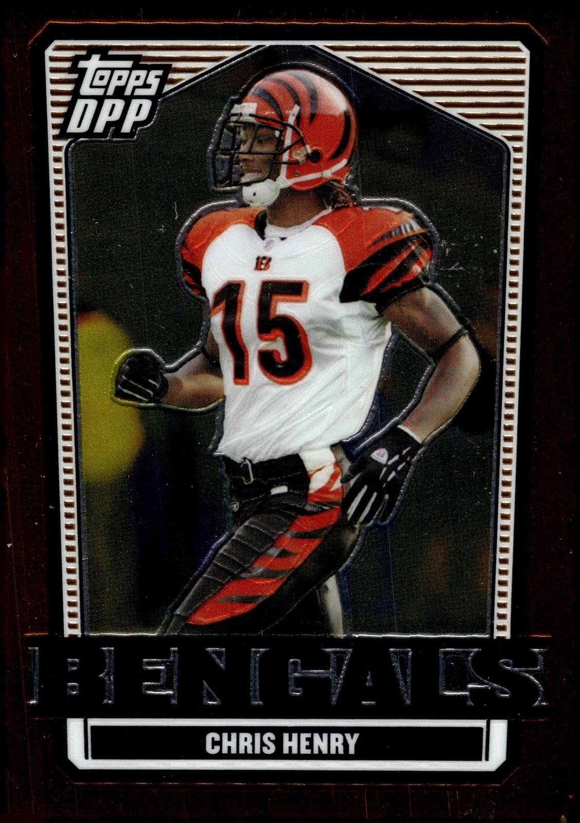 Chris Henry Topps Draft Picks & Prospects #91 Chrome-Bronze