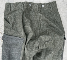 Vintage 1941 Original WW2 Swedish Army Wool M39 Trousers Excellent Condition 104