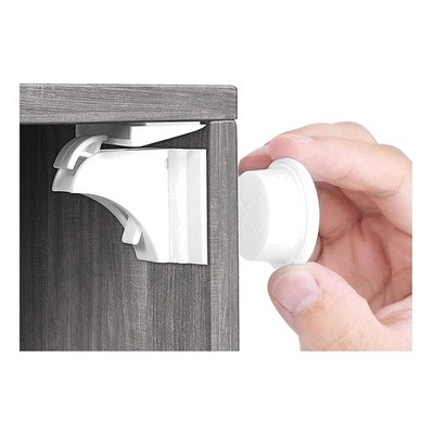 Baby safety Magnetic cupboard lock, invisible child safety lock for cupboard ...