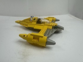 Star Wars Lego Set 7141 Naboo Fighter Ship Plus Qui-Gon Jinn Mini Fig Nice