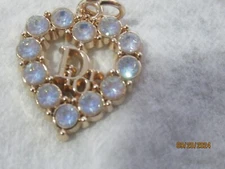 DIOR ZIP PULL BLUE  CHARM 23X20MM gold tone,  METAL SO PRETTY