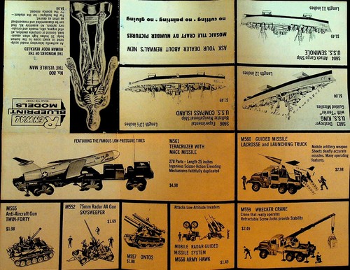 Renwal Bauplan Modelle Prospekt 60er Jahre Sichtmann Teracruzer Marine Schiffe - Bild 3 von 3