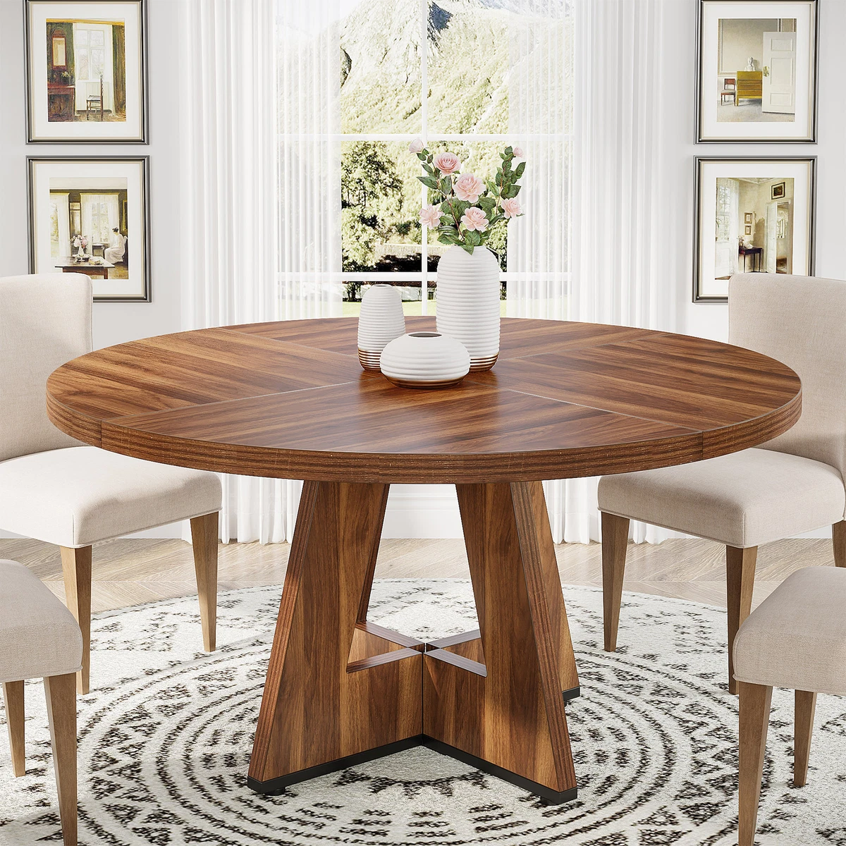 Small wood dining sale table for 4