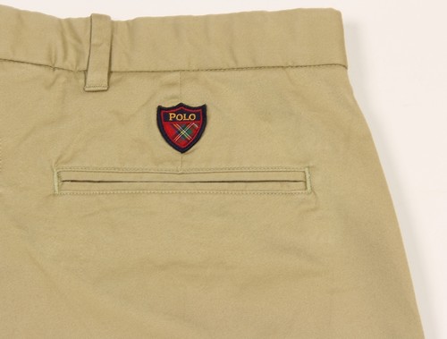 Pantalones Cortos Para Hombre POLO GOLF RALPH LAUREN Caqui 32 NUEVOS CON ETIQUETAS NUEVOS Eslabones Ajuste Elástico Sarga - Imagen 6 de 7