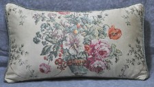 Corded Accent Pillow made w Ralph Lauren Villandry Floral Garden Fabric 20x12