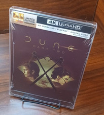 Dune 2 Steelbook (4K+Blu-ray) w/PROTECTIVE SLEEVE-NEW (Sealed)-Free Box Shipping