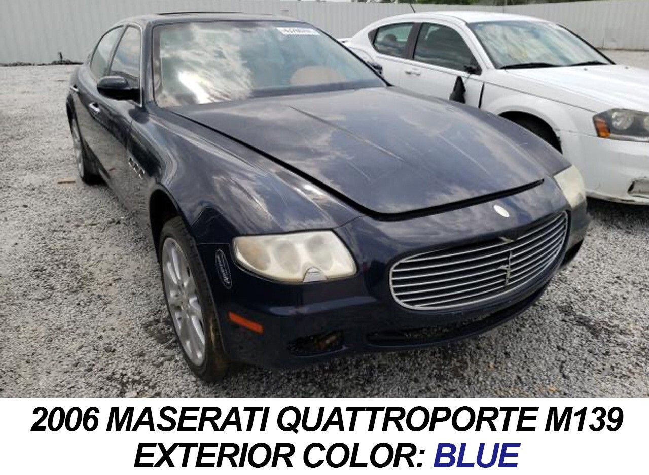 P50169 2003-2012 Maserati Quattroporte Rear Window Control Switch Driver Side