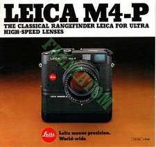 Vintage Leica M4-P Information Booklet - 24 pages
