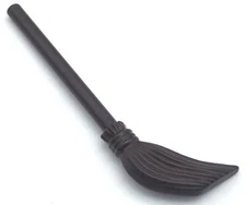 Lego New Minifigure Dark Brown Minifigure Utensil Broom Harry Potter Piece