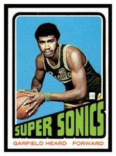 1972 Topps Basketball #98 Garfield Heard    Rookie  124E