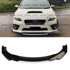 for Toyota Camry Universal Front Bumper Lip Spoiler Splitter Gloss Black White