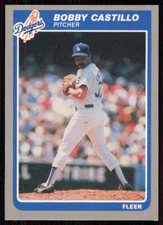 1985 Fleer Update Bobby Castillo Los Angeles Dodgers #U-22