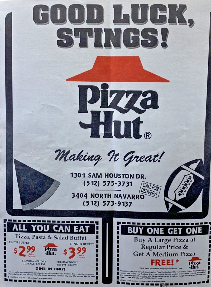 Victoria High School vs. El Campo High School 1997 Football Program eBay