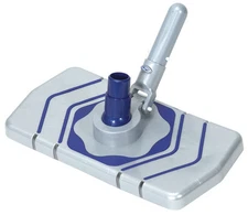 Swimming Pool Vacuum Head w/Brushes & Wheels For Concrete or Fiberglass Pools