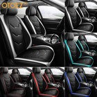 Leather Car Seat Cover Full Set Waterproof Leather Universal for Sedan SUV Truck