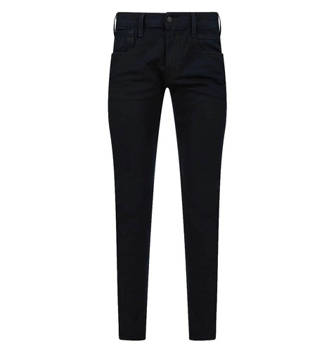 HUGO REPLAY L72511 Mens Dark Blue Denim Boyfriend-Fit Jeans Size