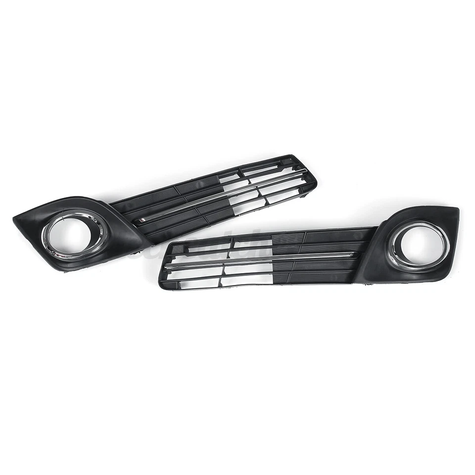 Juego de bisel de cubierta de lámpara antiniebla rejilla parachoques delantero para Toyota Camry SE 2012-2014 Foto 4 de 4