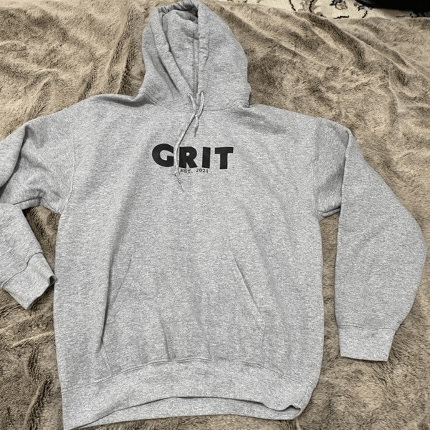 grit gray and black sweatshirt | Sz M image 2