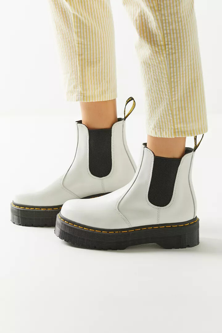 Doc Martens 2976 Quad Chelsea White 