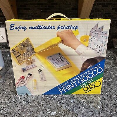 RISO PRINT GOCCO B6 Hi Mesh Set Screen Printing Kit, Ink RISO PRINT GOCCO B6 Hi Mesh Set Screen Printing Kit, Ink