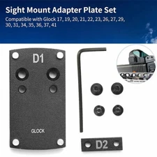Pistol Mount Plate Base Red Dot Sight For Glock 17 19 22 23 26 27 34 35 37