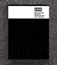 220 222 442 444 Compact Tractors Service Parts Manual Fits Case 1971