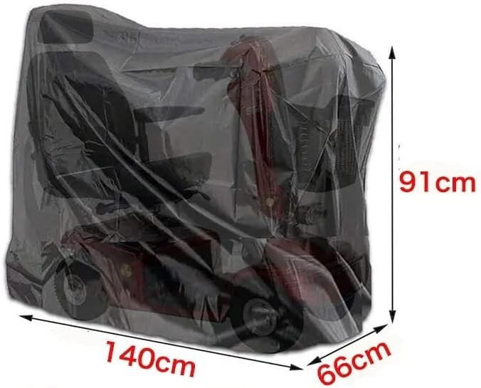Large Mobility Scooter Rain Cover Waterproof Storage 420D Polyester 4