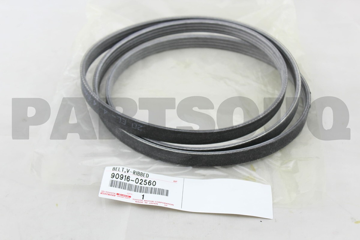 9091602560 Genuine Toyota BELT, V(FOR FAN & ALTERNATOR