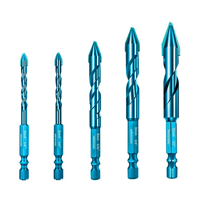 High Strength Bevel Special Eccentric Twist Drill bit Set 5pcs Hard High Speed T