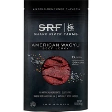 SRF Snake River Farms American Wagyu Beef Jerky, 10 Ounce