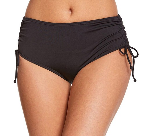 High Waisted Bikini Bottoms Women Swim Briefs Beach Shorts Drawstring Swimwear - Picture 12 of 18