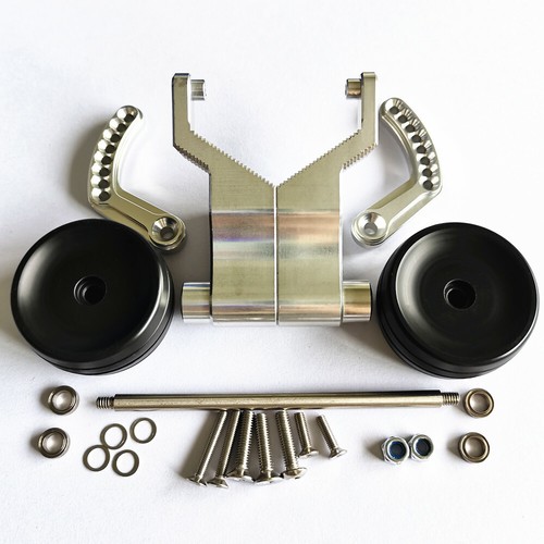 Double Wheel Aluminum Adjustable Wheelie Bar for Traxxas 1/10 E-Revo E-Revo2.0 - Picture 5 of 12