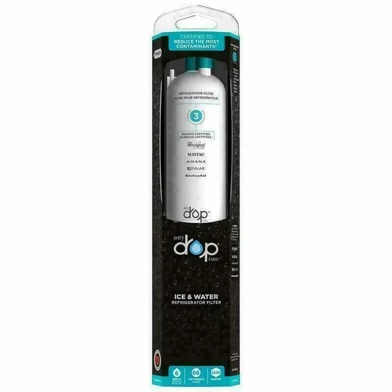 2 Pack NEW 4396&sup2;841 EDR3&sup2;RXD1 Filter 3 9083 Refrigerator Ice Replacement US