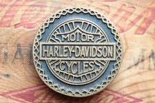 Vintage UB Rare HD Motorcycles Bikers Solid Broze Belt Buckle