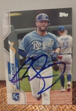 Cam Gallagher Autographed 2020 Topps Signed Baseball Card 616 Kansas City Royals