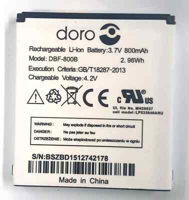 Doro Phone Consumer Cellular Doro Battery SHENMZ DBS-1350A Battery