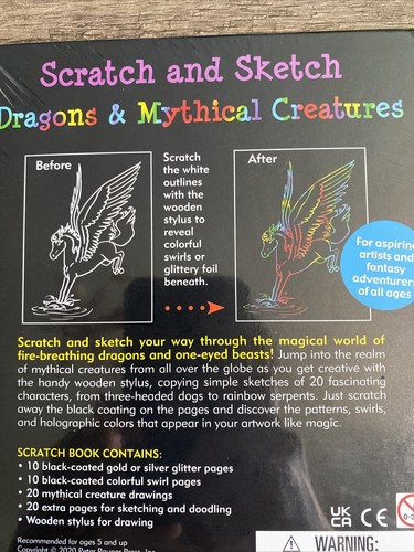 Scratch & Sketch Dragons & Mythical Creatures - Hardcover - Bild 5 von 6
