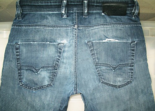 HOT Men DIESEL @ KROOLEY 69KB STRETCH DISTRESS SWEAT JOGG PANTS Jeans 28 *Fit 29 - Picture 10 of 18