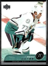 2002-03 Upper Deck #247 Adam Oates Anaheim Mighty Ducks Hockey Card HOF