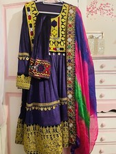 Afghan clothes/ afghan kuchi dress / afghani Traditional gulbakhmal dress