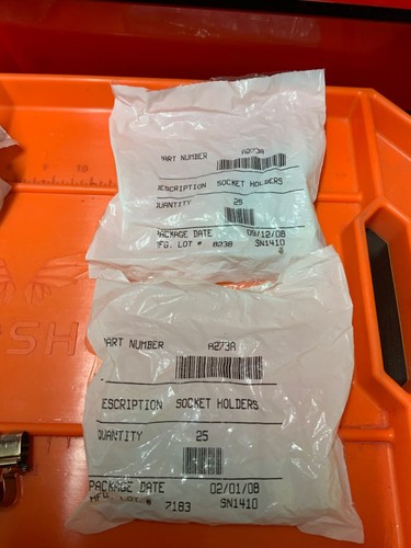 ๐บ๐ธ 25 PCS SNAP-ON A273A 1/2" SOCKET RAIL CLIPS NOS - Picture 2 of 2