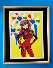 DEATH NYC Hand Signed LARGE Print COA Framed 16x20in Anime Murakami Pop Art %