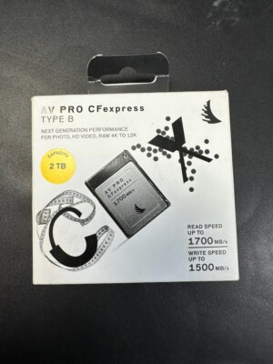その他 Angelbird AV Pro CFexpress MK2 TypeB 2TB Angelbird AV PRO MK2 CFexpress 2 TB Type B - Foto Erhardt